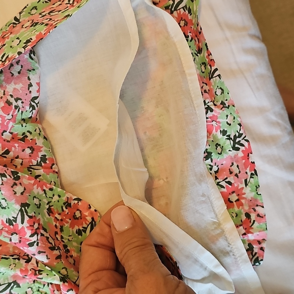 Vineyard Vines Pink and Green Floral Dress - Picture 7 of 11